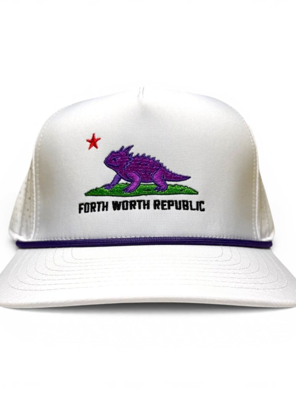 TCU Horned Frogs FORTH Worth Republic Rope Hat (OOPS)